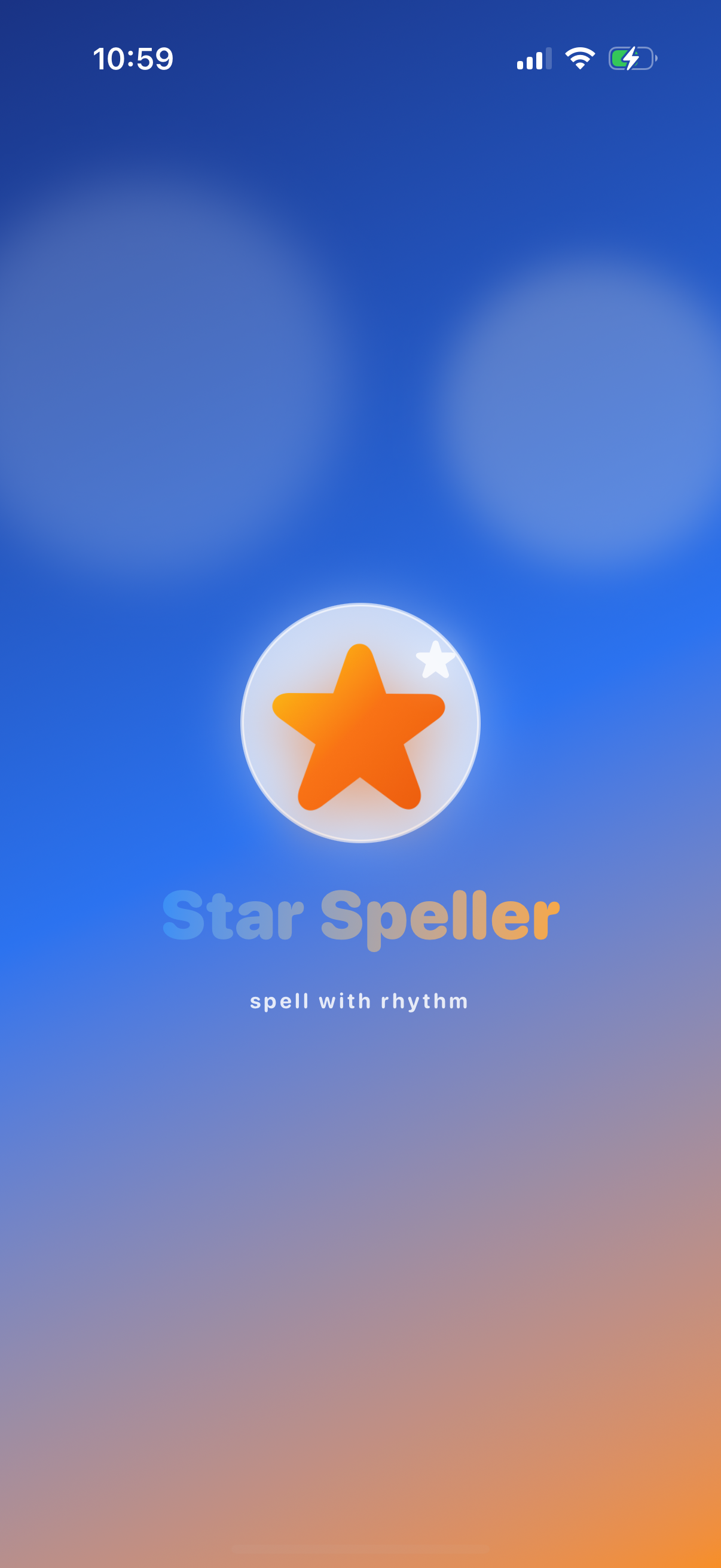 StarSpeller 启动页截图